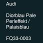 Preview: Audi, Diorblau Pale Perleffekt / Palaisblau, FQ33-0003.